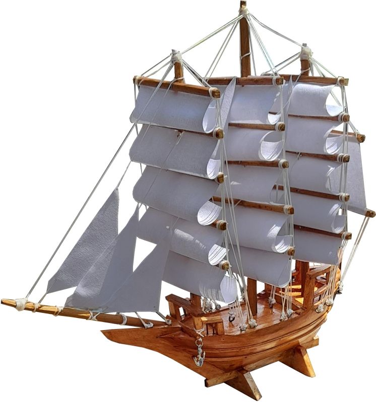Nimton Wooden Full-rigged Ship Model For Decoration, Gifting