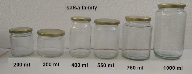 glass jars set