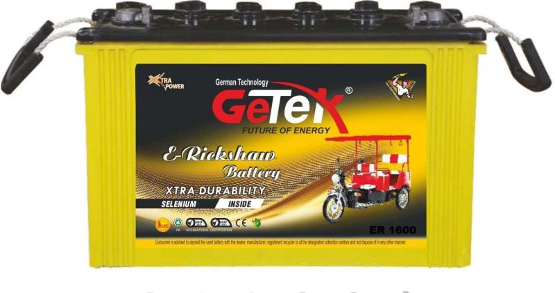 Er 1600 E Rickshaw Battery, Feature : Stable Performance, Long Life, Heat Resistance