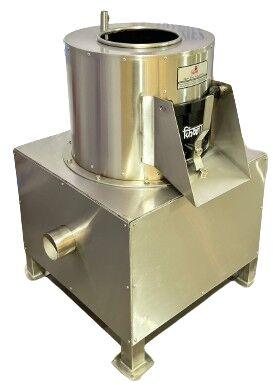 Krishna 100-500kg Stainless Steel Potato Peeler Machine Pe-5, For Commercial