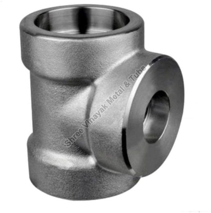 Polished Mild Steel Forged Tee, for Pipe Fitting