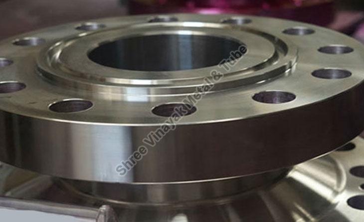 Weld Neck Steel Polished Ring Type Joint Flange, Specialities : Strong Construction, Fine Quality, Durable