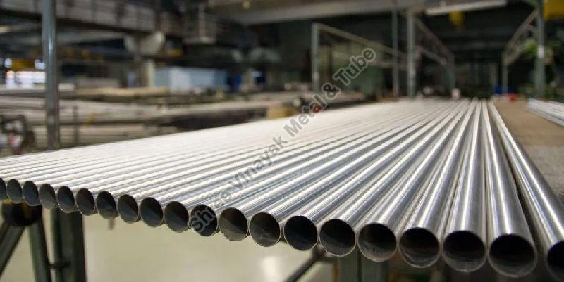 Round Stainless Steel Seamless Pipe, Color : Mill Finished