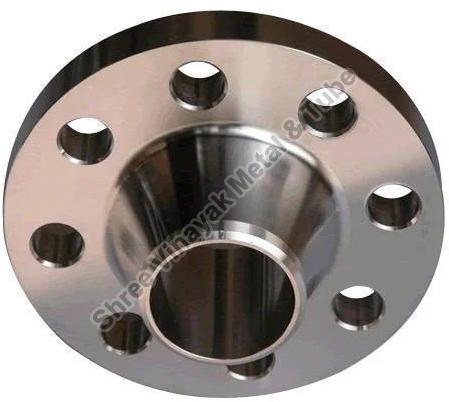 Shiny Silver Round Polished Stainless Steel SORF Flange, for Industrial Use, Packaging Type : Box