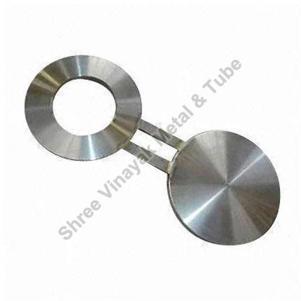 Shiny Silver Round Polished Stainless Steel Spectacle Flange, for Oil Industry