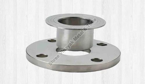 Silver Round Polished Steel Lap Joint Flanges, Packaging Type : Box