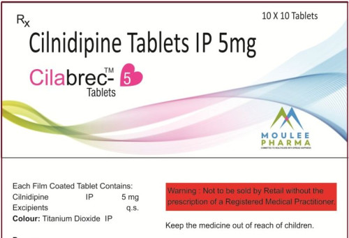 Cilnidipine Tablets IP 5mg, Packaging Type : Blister Alu-Alu