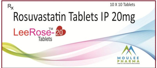 Rosuvastatin Tablets IP 20mg, Packaging Type : Alu-Alu