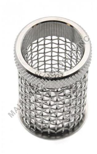 Round Polished Stainless Steel Dissolution Basket, for Lab, Feature : Eco Friendly, Glossy Finish