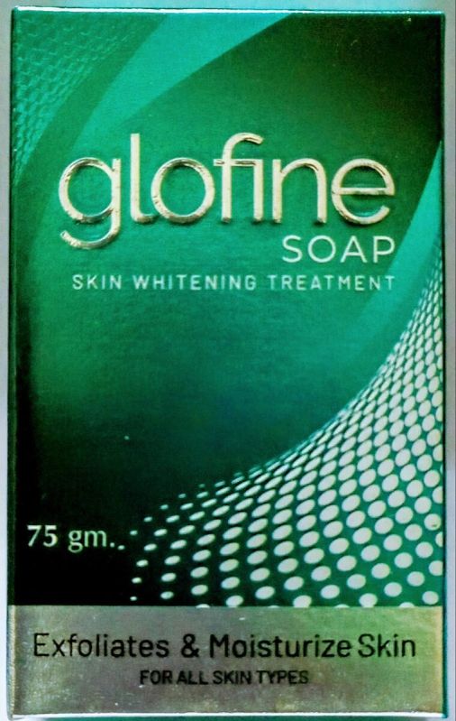 75gm Glofine Skin Whitening Soap, Packaging Type : Paper Box