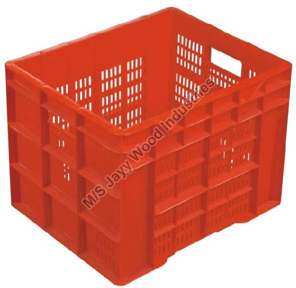 Rectangular plastic crates, for Fruits, Packing Vegetables, Feature : Eco Friendly