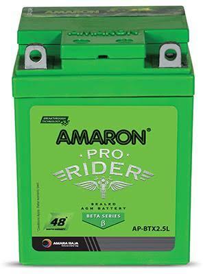 Green Amron Two Wheeler Battery (04), For Automobile Industry, Certification : Isi Certified