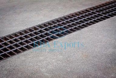 Steel Storm Water Drain Cover, Color : Black