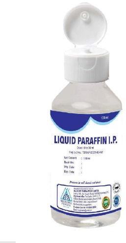 100ml Liquid Paraffin IP, Color : Colorless
