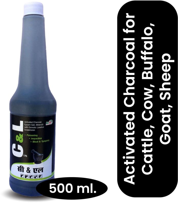 (Activated Charcoal For Cattle) (C&AMP;AMP;L 500 ML.)