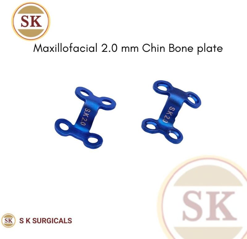 Oral Maxillofacial 2.0 mm Chin Bone Plate