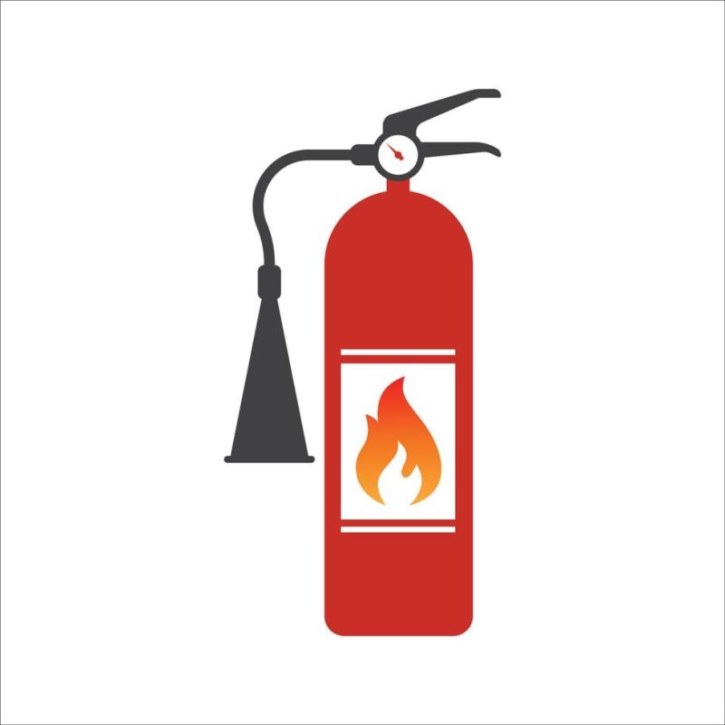 Red Round Mild Steel Fire Extinguisher, for Office, Industry, Mall, Certification : ISI Certified