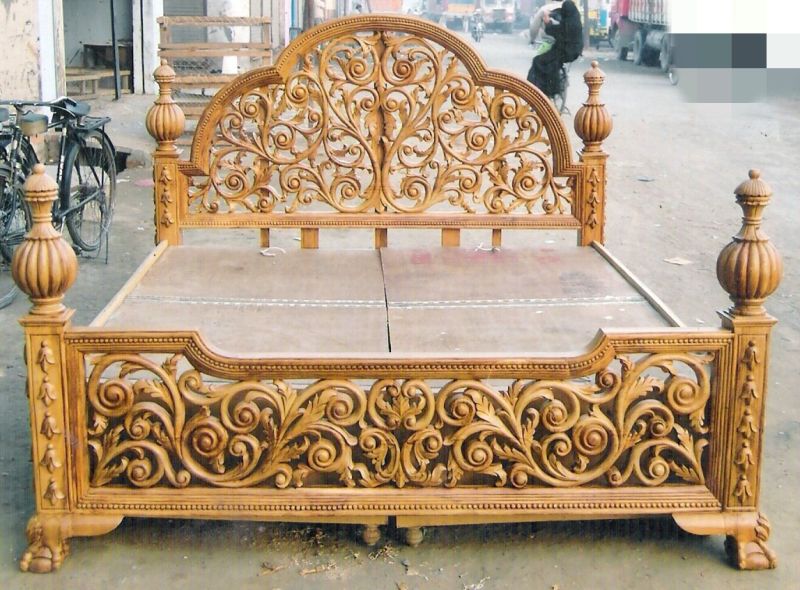 Wooden Carved Bed