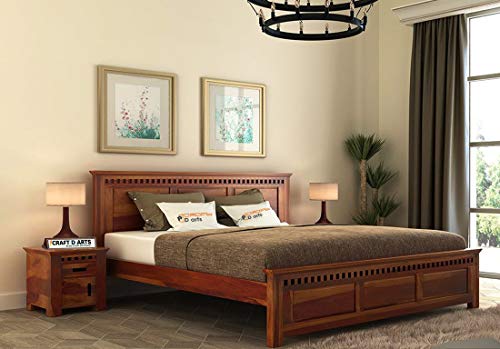 Polished Wooden Double Bed, for Home Use, Hotel Use