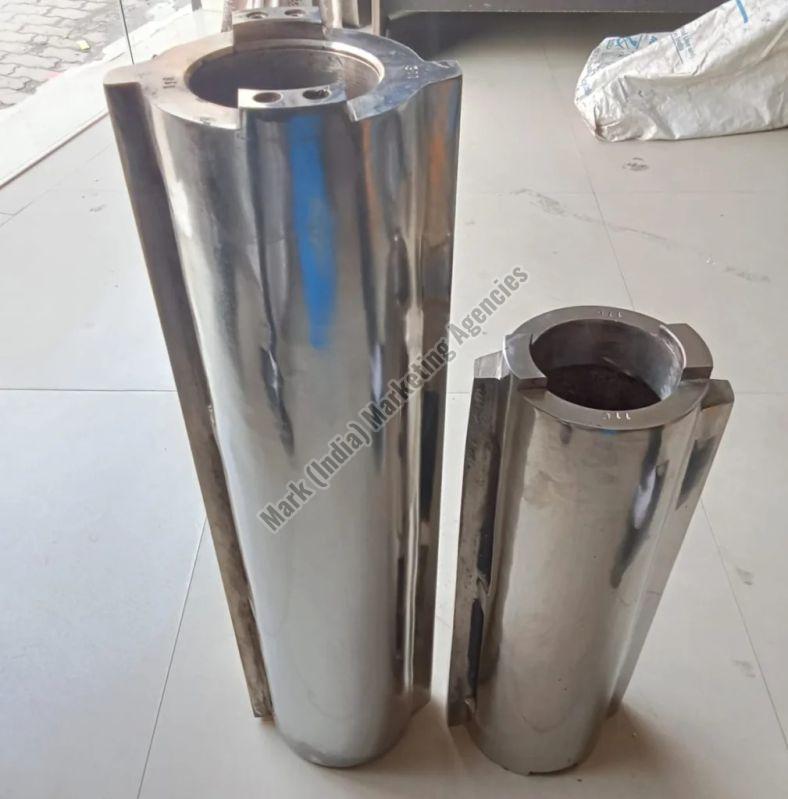 Shiny SIlver Round Alloy Steel Silky Milling Roll, for Industrial Use, Length : 500-1000mm