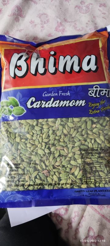 Bhima Garden Fresh Green Cardamom for Cooking, Spices, Food Medicine