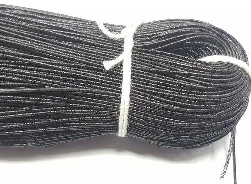 Black Polyester Antique Dabka Nakshi Thread, for Textile Industry