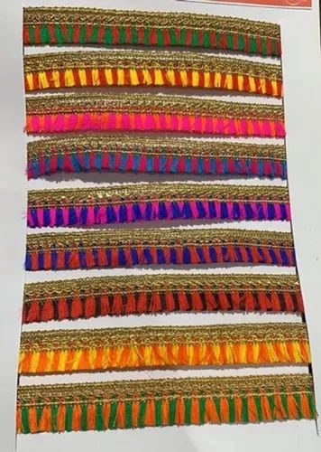 Multicolor Polyester Designer Military Braid, for Textile Industry, Technics : Attractive Pattern