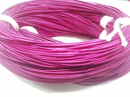 Pink Gijai Dabka Nakshi Zardosi Thread, for Textile Industry, Embroidery