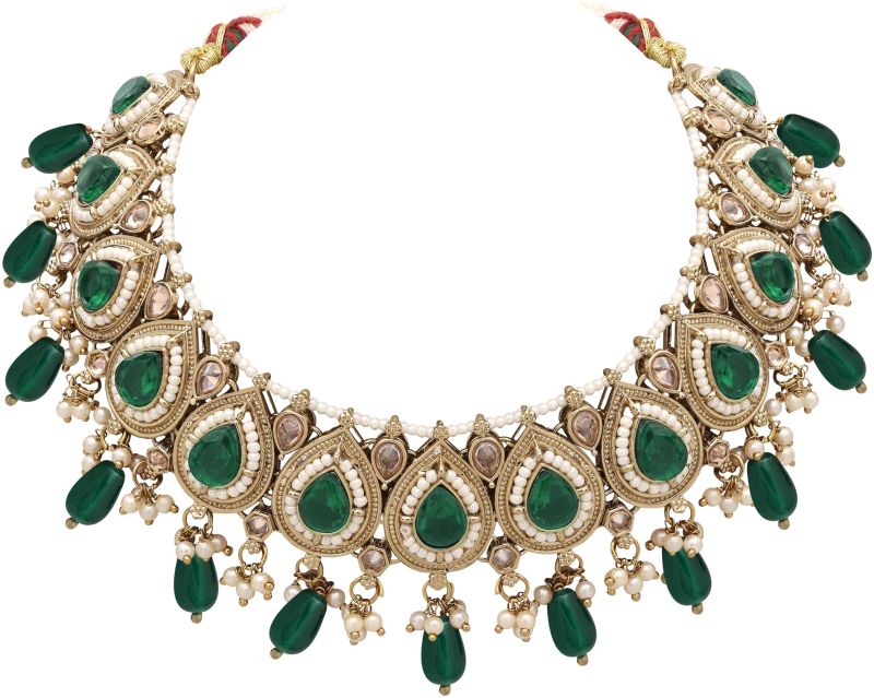 Royal Tilak Adornment Reverse Ad Choker Set