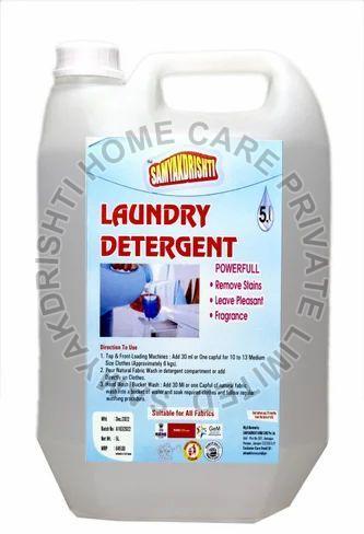 5 Litre Liquid Laundry Detergent, for Washing Cloth, Feature : Remove Hard Stains