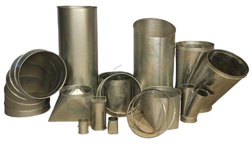 Polished Galvanized Iron Duct Fittings, Certification : ISI Certified
