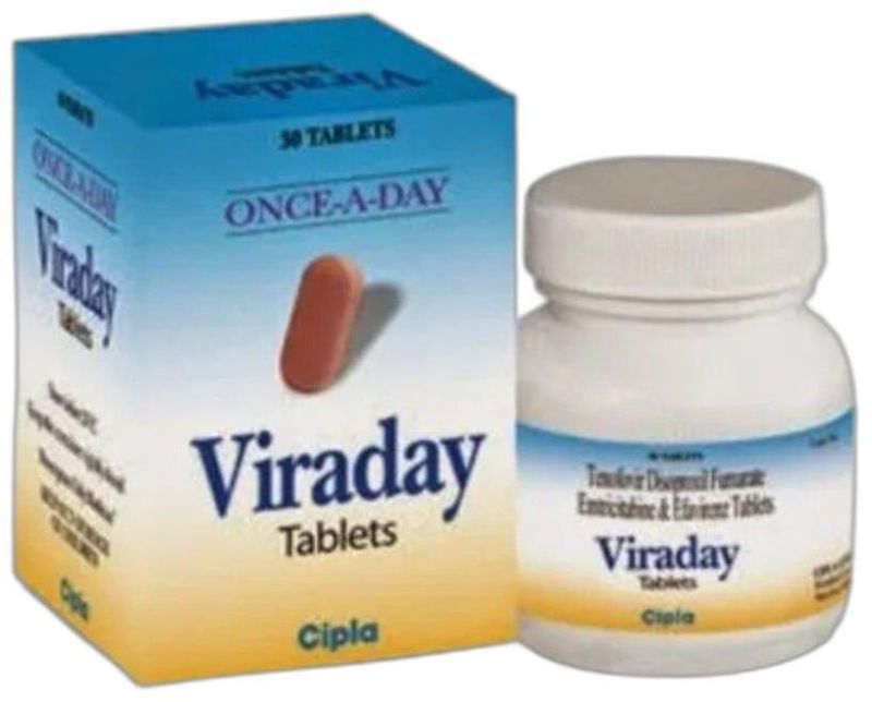Viraday Tablets for Used to Treat HIV