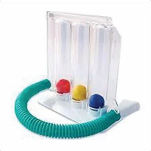 PVC 3 Ball Spirometer for Diagnose Asthma Use, Achieve optimum lung capacity