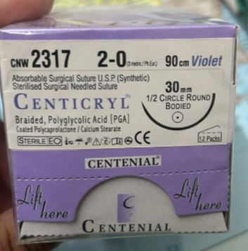 Vicryl Rapide Absorbables Polyglycolic Acid centicryl cnw 2317 suture for Surgical Use