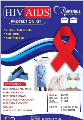 HIV Protection Kit, Packaging Type : Packet Box