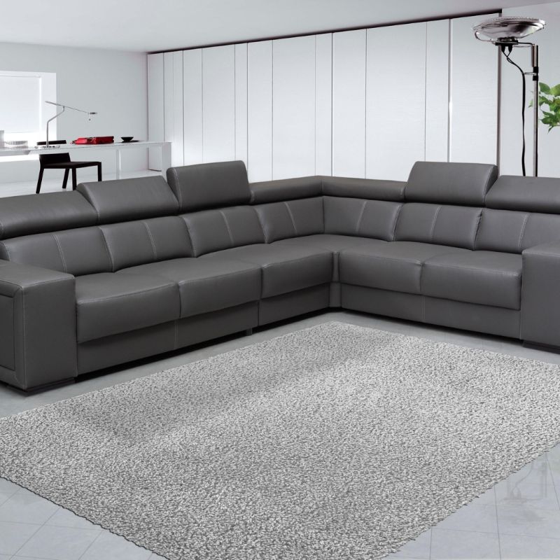Grey Plain Leather Sofa Set, Feature : Stylish, High Strength, Attractive Designs