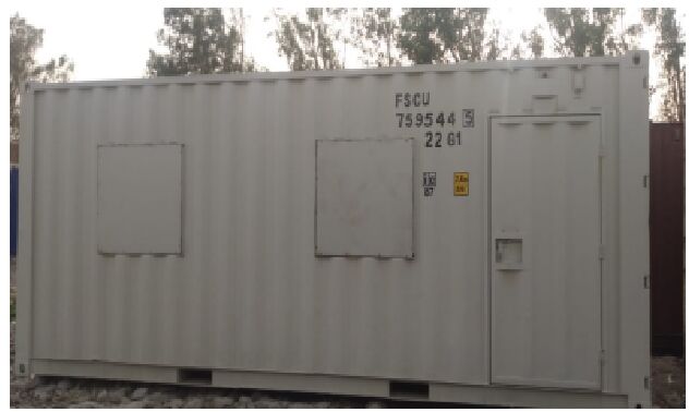 Non Polished Metal Used Container Site Office, Shape : Rectangular