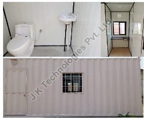 Rectangular 1BHK Portable House, for Office, Size : Customize