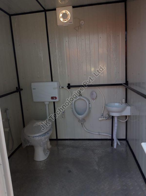Jkt Plain Prefabricated Toilet, For Commercial Use, Domestic Use, Industrial Use, Size : Customize