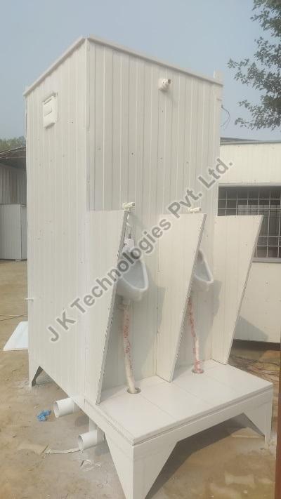 JKT Square Galvanized Steel Portable Toilet, Size : 4 x 4 feet