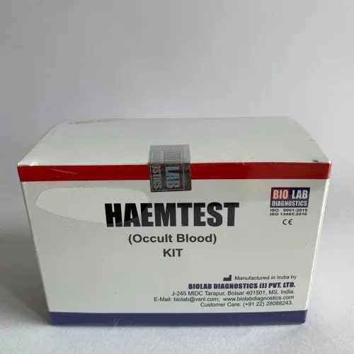 Biolab Haemtest Occult Blood Kit for Clinical, Hospital