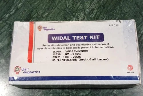 Oscar Widal Test Kit for Clinical, Hospital