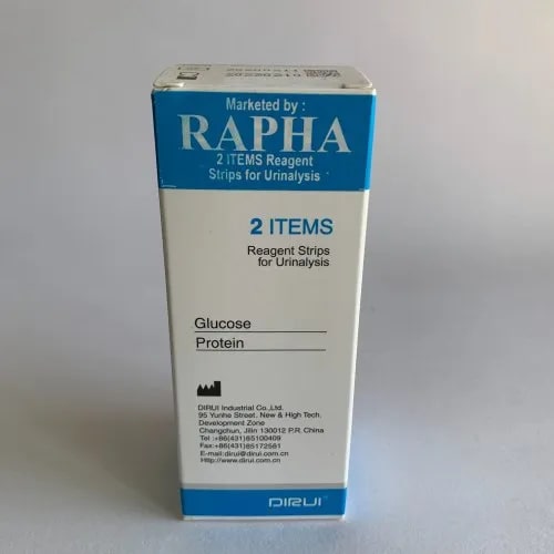 Rapha Uristix Glucose Protein Strips for Clinical, Home Purpose