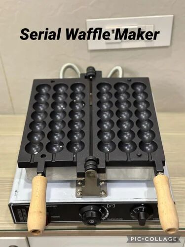YUAAN Electric Stainless Steel Serial Waffle Maker for Commercial Kitchens