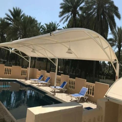 Swimming Pool Tensile Structure, Color : White
