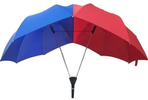 Polyester Plain Umbrella, Handle Material : Metal