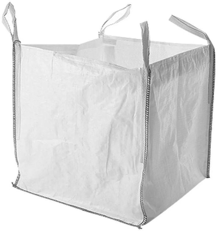 Plain Plastic Used Jumbo Bag, Color : White