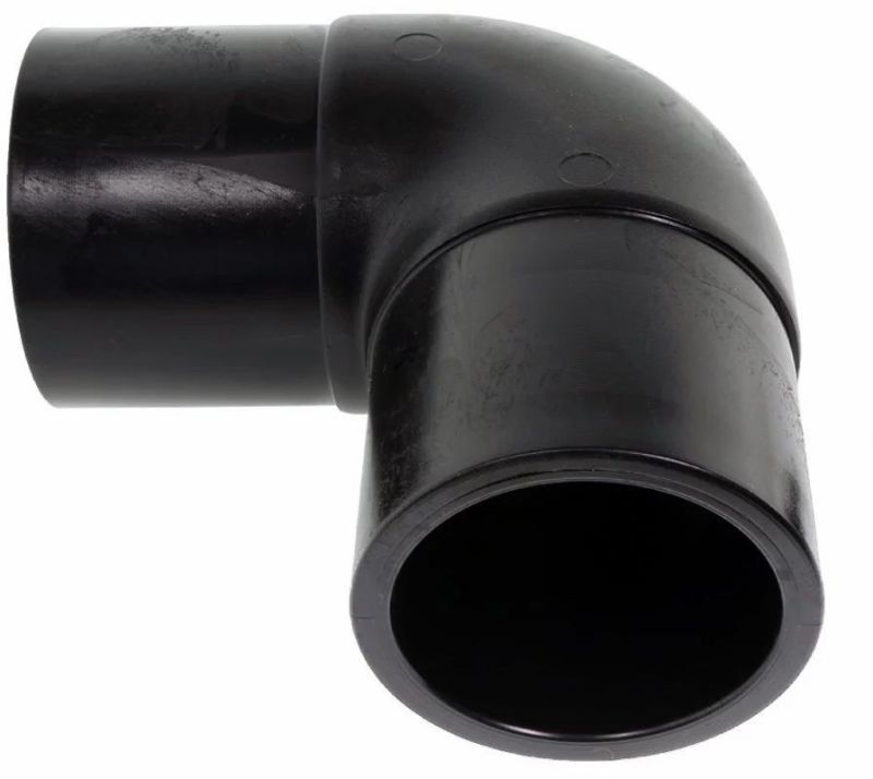 HDPE Pipe Elbow, Color : Black