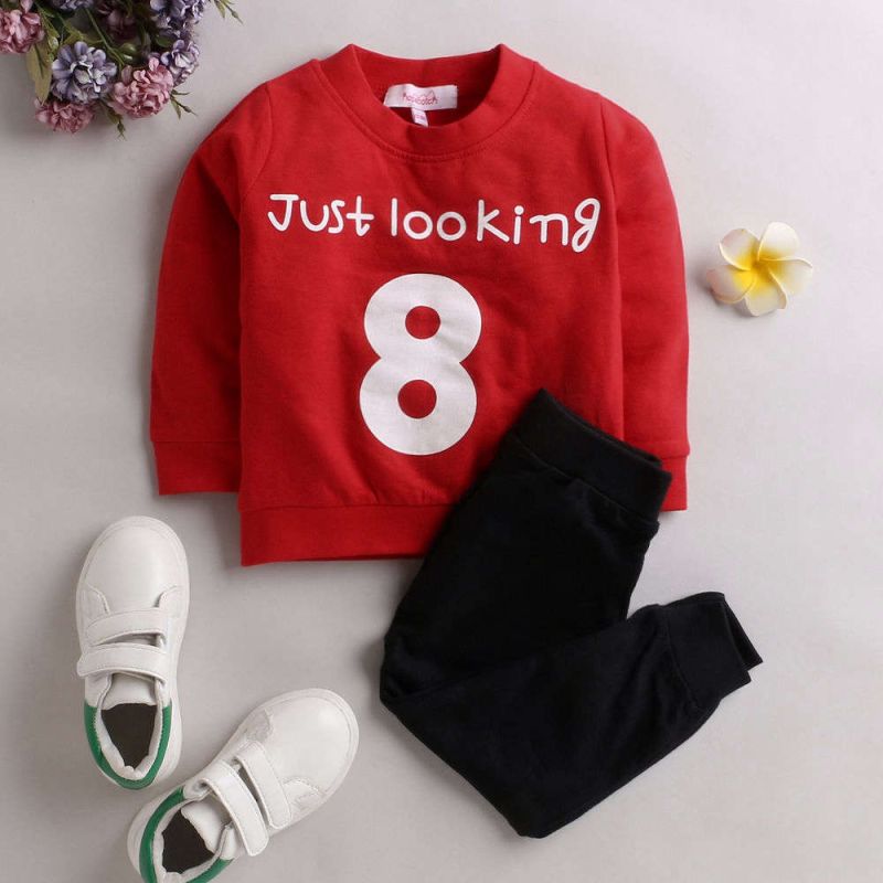 Kids Club Printed Cotton Boys Sweat Shirts, Sleeve Style : Full Sleeve