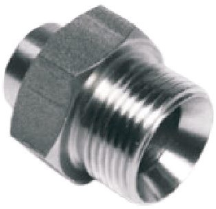 Stainless Steel bsp male connector, Color : Grey